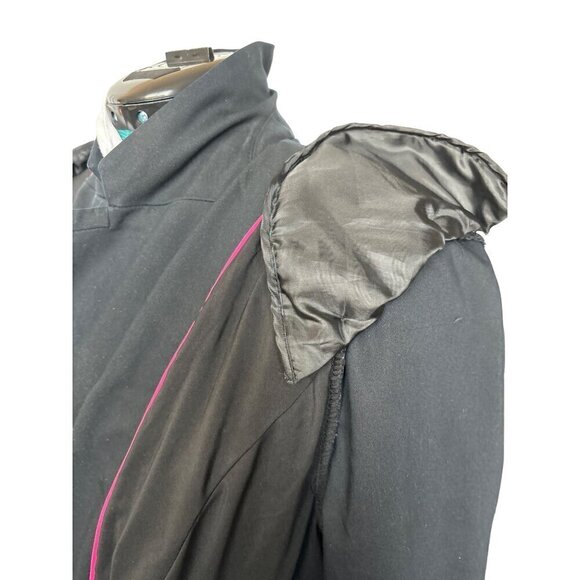 Lane Bryant Blazer Black Women 18 Classic Tailored  One Button Cotton Poly Blend - Picture 10 of 15